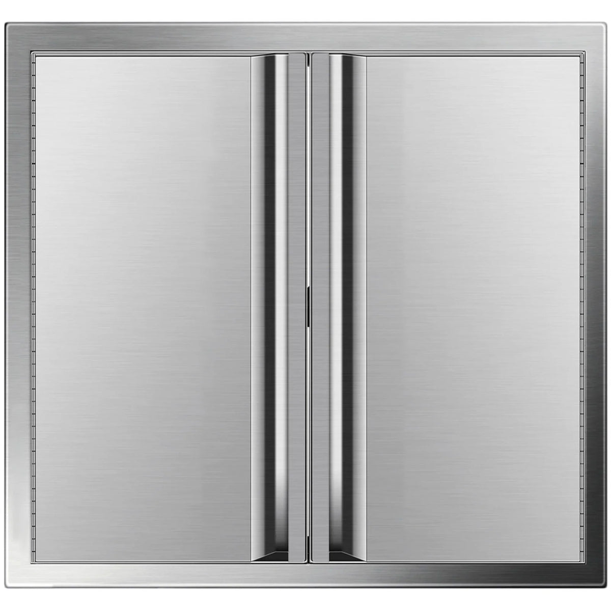 Kitchen 24"x Steel Door Access Island Double 24" Walled exterior Bbq Stainless