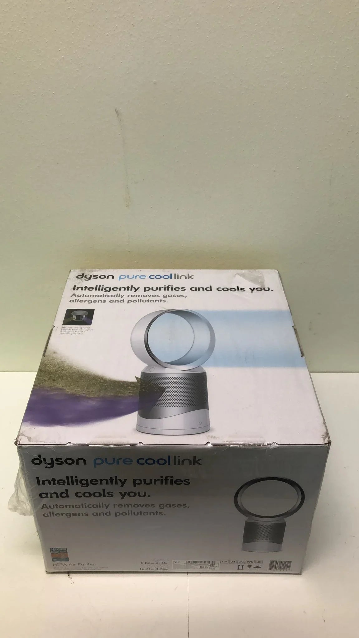 Dyson Dp01 Pure Cool Link Desk Air Purifier & Fan | White/Silver | Refurbished