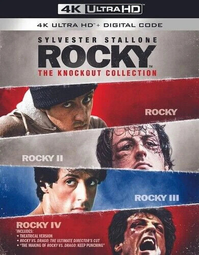 Copy 4K The Digital Boxed [New UHD Knockout Rocky: Blu-ray] Collection Set,