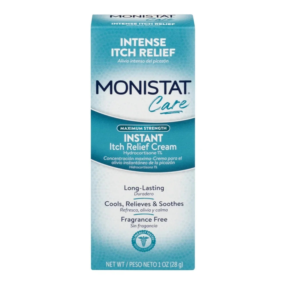 Cream, Maximum Pack Itch Instant Care 5 Monistat Relief Each 1 Strength Ounce