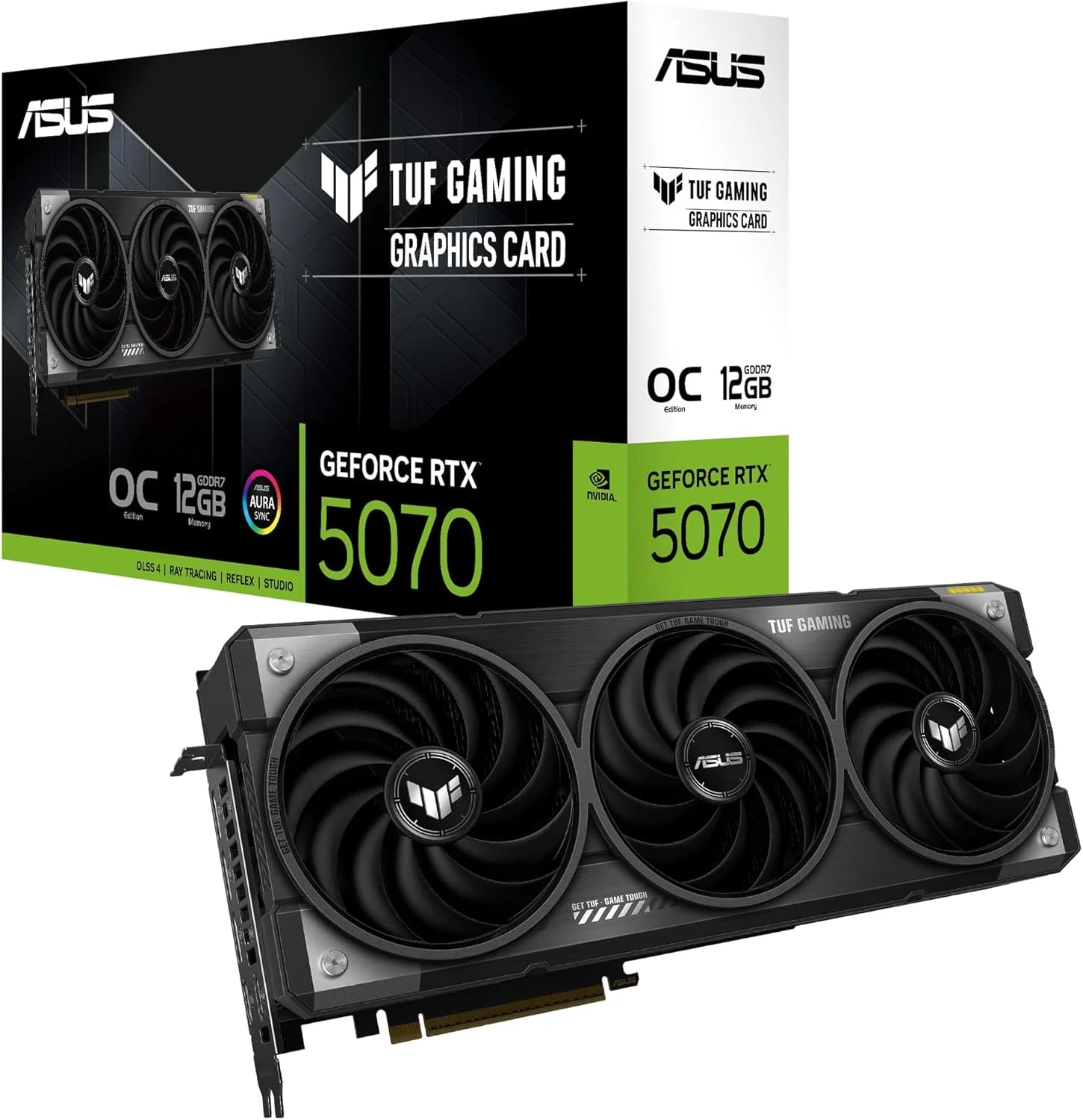 Asus Tuf-Rtx5070-O12G-Gaming Nvidia Geforce Rtx 5070 12 Gb Gddr7(Rtx 5070 Tuf Oc)