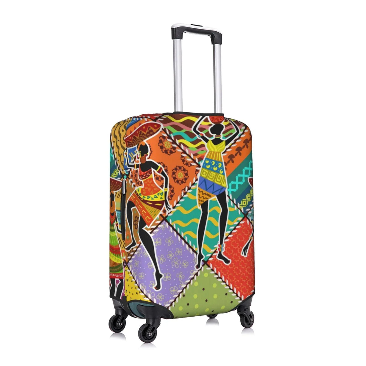 Cover Suitcase African Suitcase Kll Dancing Protector- Luggage Cover Womans