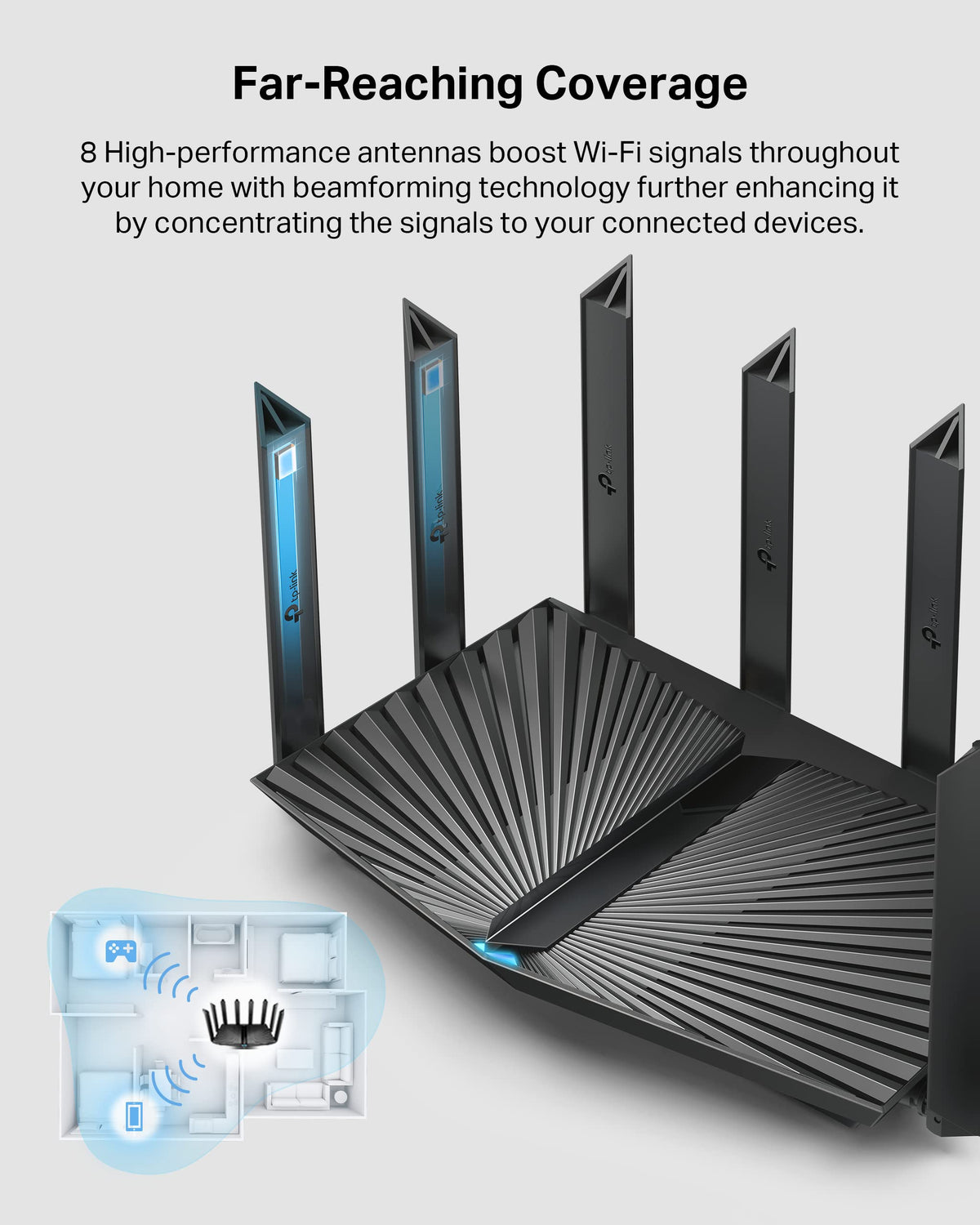 TP-Link AX3000 WiFi 6 Router, 2 x 2.5 Gbps Ports (Archer AX55 Pro)