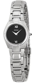 Seiko Women'S Black Dial Bracelet Watch Sujd53