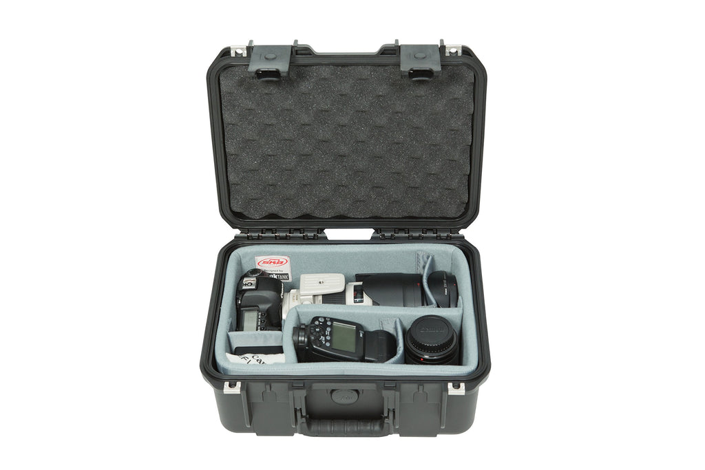 SKB Cases iSeries 1309-6 Case with Think Tank Dividers & Lid Organizer, Black (3i-1309-6DL)