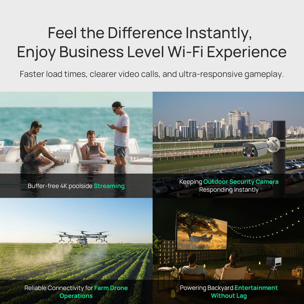 Omada AX3000 Outdoor Wireless Access Point, w/PoE Injector(EAP650-Outdoor)