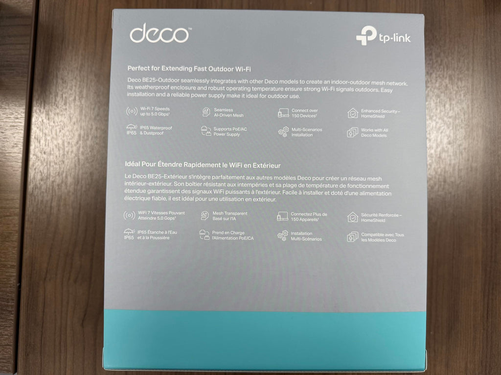 Deco 7 Dual-Band BE5000 WiFi 7 Mesh Wi-Fi System 4-Stream 5 Gbps, 240 Mhz