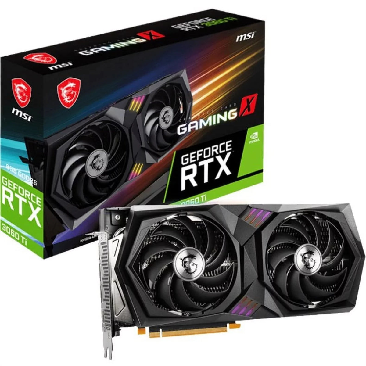 Card Graphic GeForce 3060 GB NVIDIA 8 RTX MSI - GDDR6 Ti