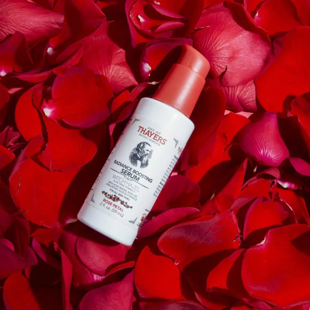 Boosting 2 Vitamin Rose Hyaluronic Serum Acid Ounces with THAYERS and C, Petal Radiance