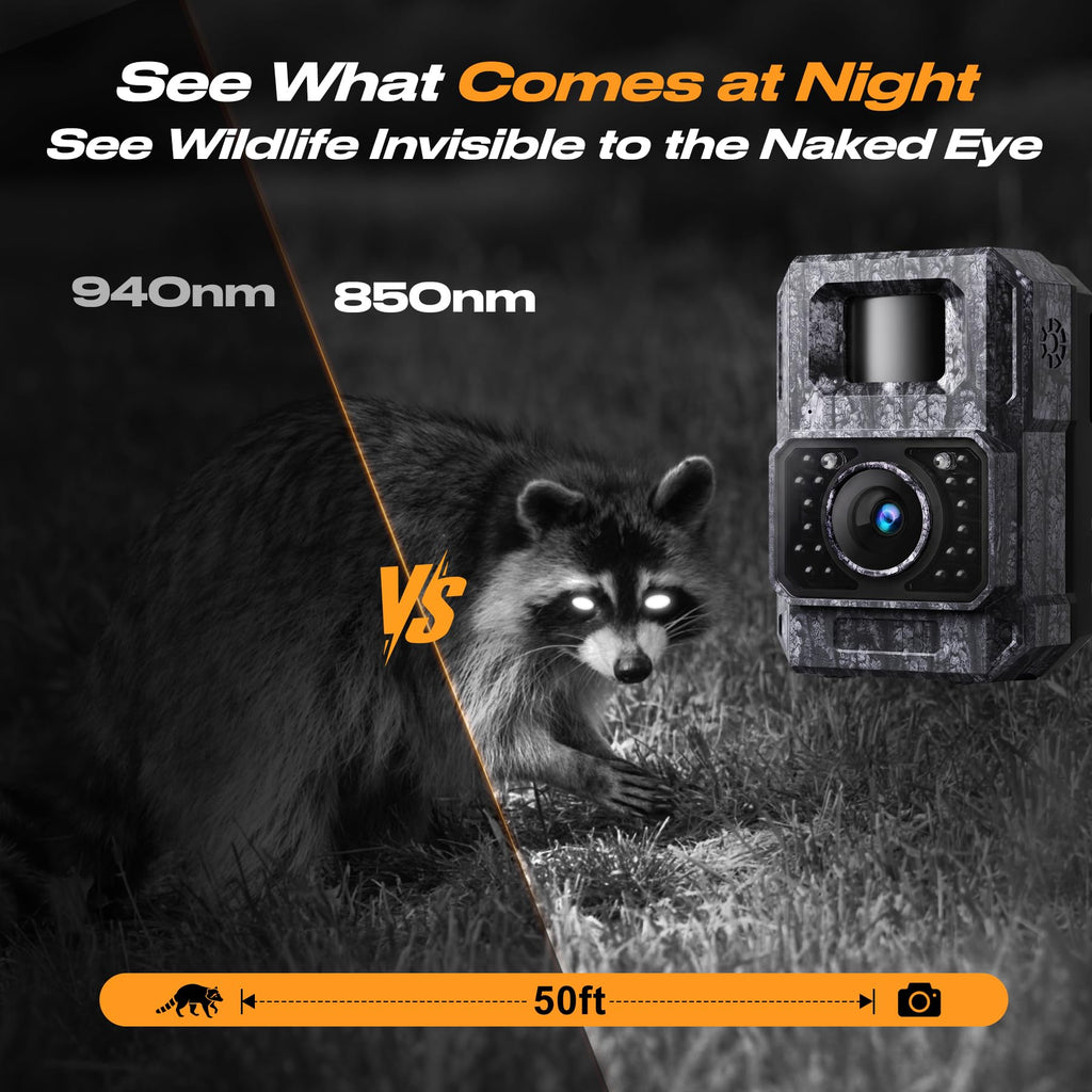 MAXDONE Solar Trail Camera 2 Pack, 4K 64MP WiFi Bluetooth Game Camera