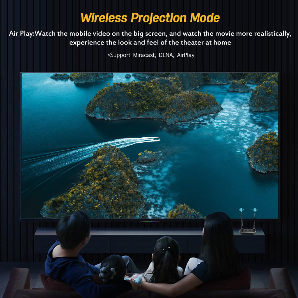Wireless Hdmi Transmitter and Receiver 4k Kit.One Receiver and Two Transmitter Packages,Switch at Will,Matching Distance 50M VGA Dual Screen Casting Video Audio from PC/Laptop/TikTok to Monitor