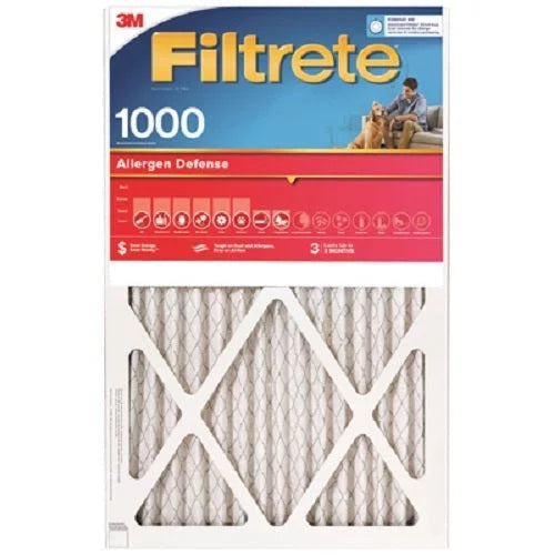 x 1000 9823-4 Disposable Red 1" of Pleated - 3M MPR Air 24" 14" 4 x Filtrete Month 3 Filter Quantity
