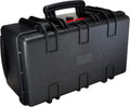 Amazon Basics Hard Protective Camera Case with Wheels, Large, Black, 22"L x 14"W x 9.8"H