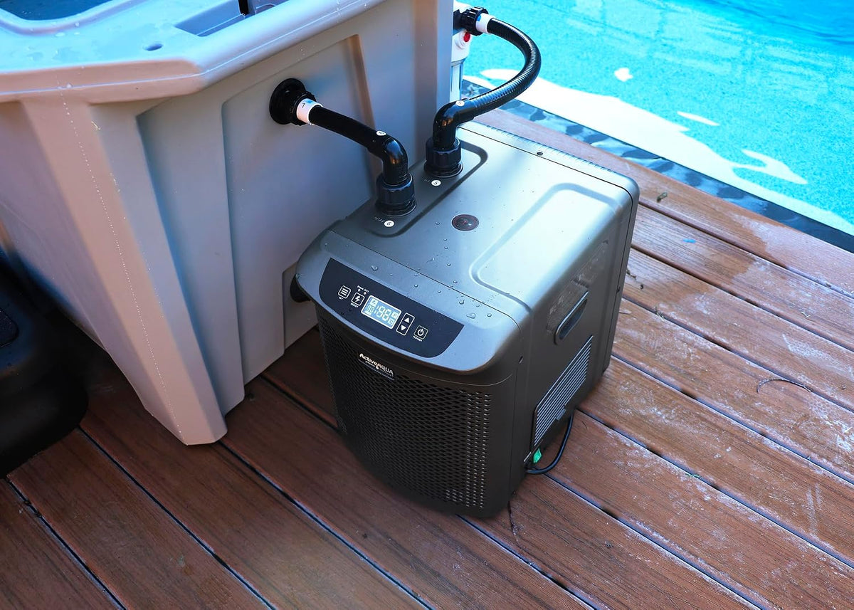 Active Aqua Water Chiller with Boost, 0.5 HP, 90-172 Gal, Cold Plunge