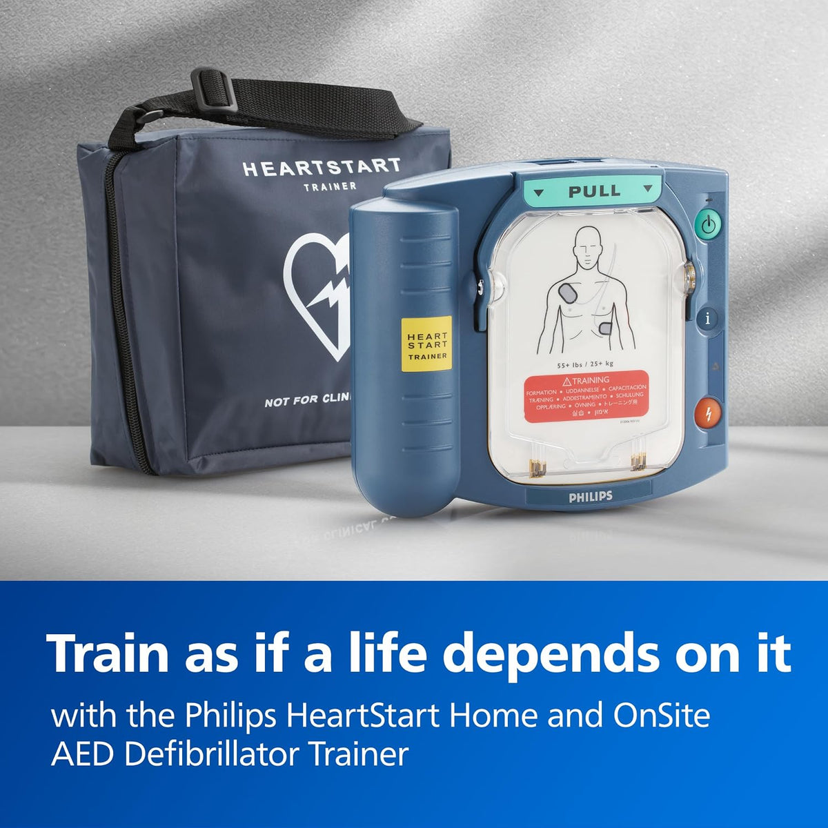 Philips HeartStart AED Trainer withZippered Case, (Training Only), M5085A