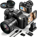True 5K 64MP Digital Camera for Photography(Black)