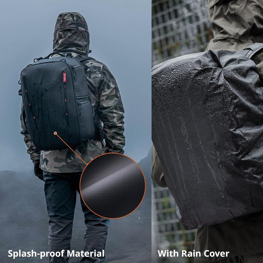 PGYTECH OneMo 2 35L-45L Camera Backpack with Shoulder Bag for 17" Laptop