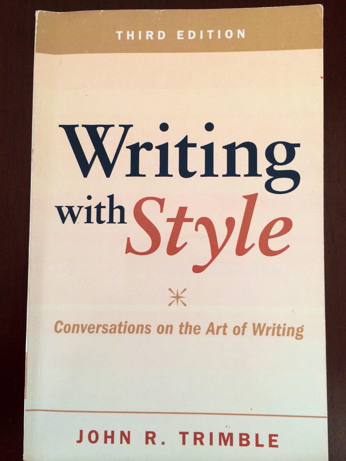 Writing with Style: Conversations on the Art of Writing