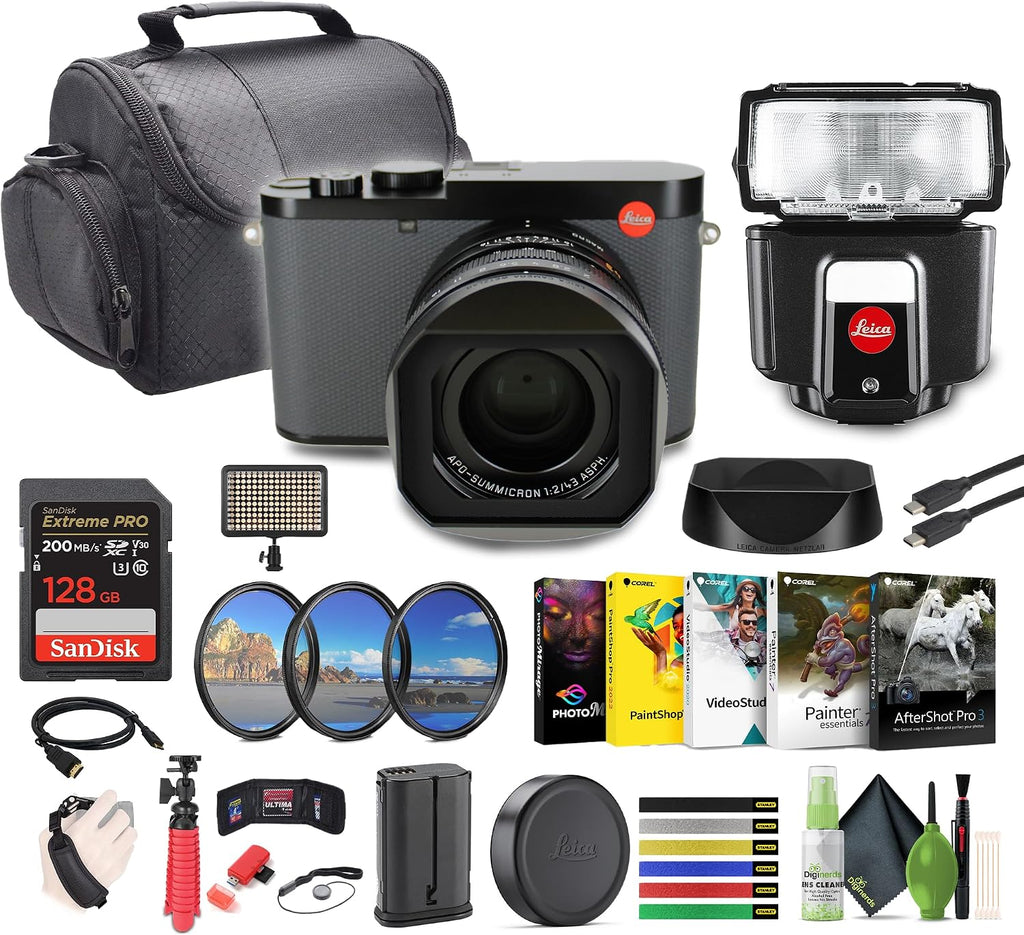Leica Q3 43 60MP Compact Camera with 43mm Lens + Leica SF 40 Flash Bundle