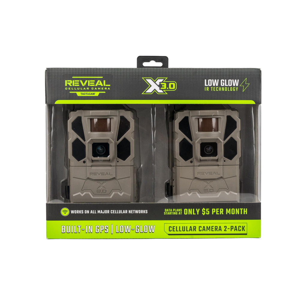 TACTACAM Reveal X 3.0 Cellular Trail Camera, Night Vision, Waterproof