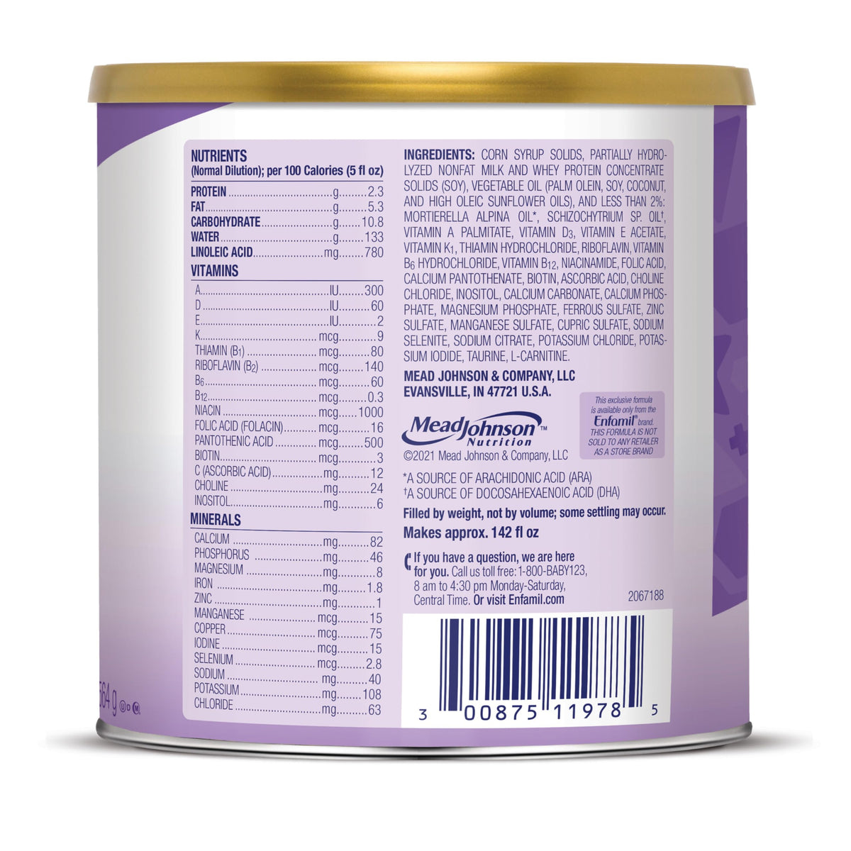 Enfamil Gentlease Easy to Digest Baby Formula, 27.7 Oz, 4 CT