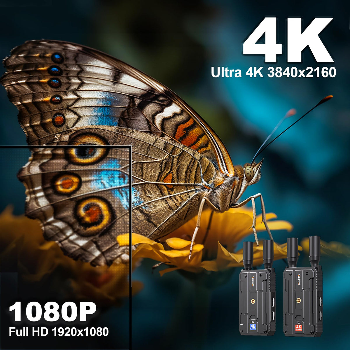 WL097P 4K Wireless HDMI Transmitter and Receiver