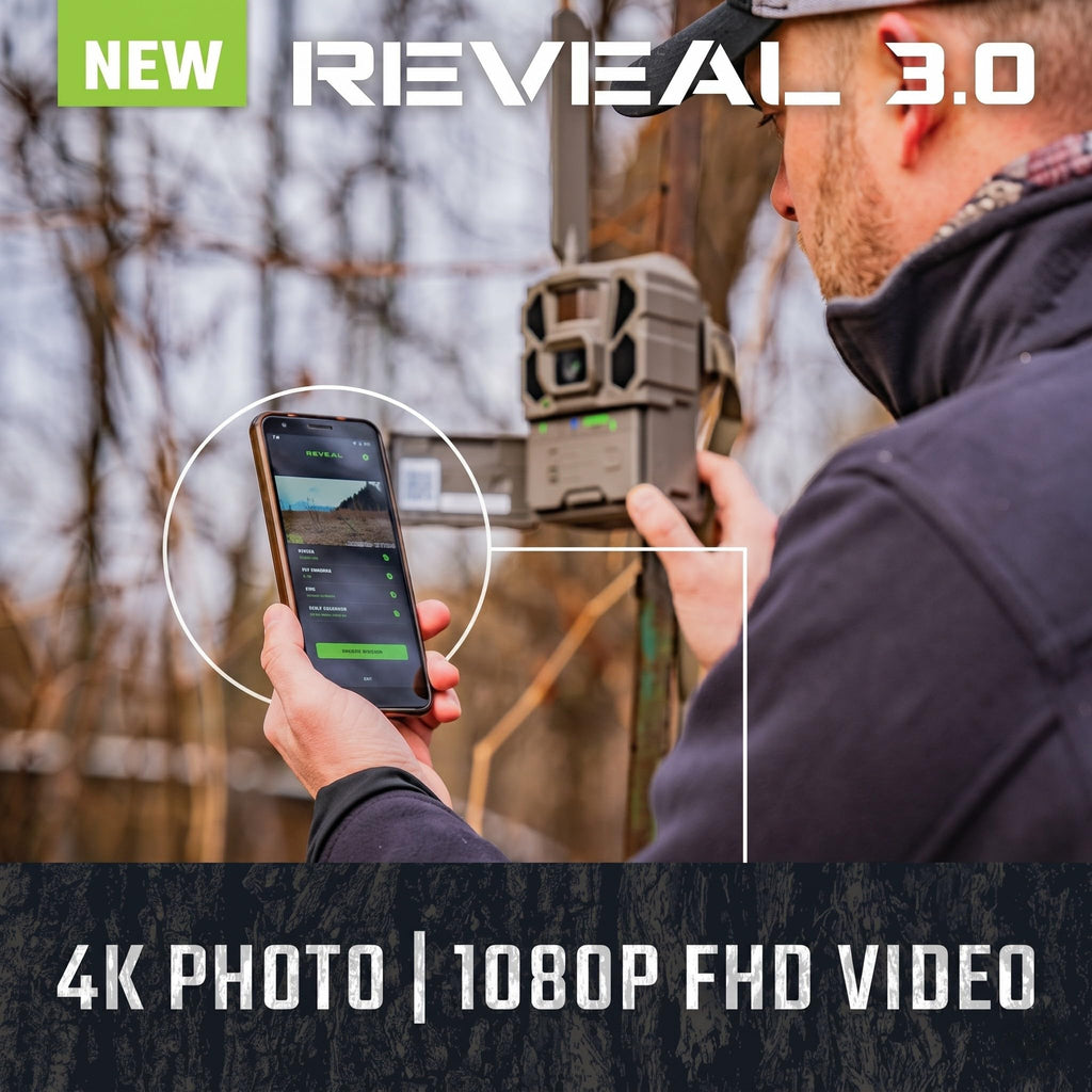 TACTACAM Reveal X 3.0 Cellular Trail Camera, Night Vision, Waterproof