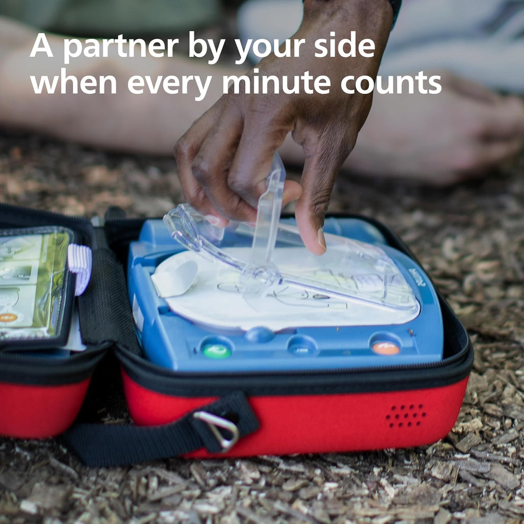 Philips HeartStart AED Defibrillator Plastic Waterproof Carry Case, YC (AED sold separately)
