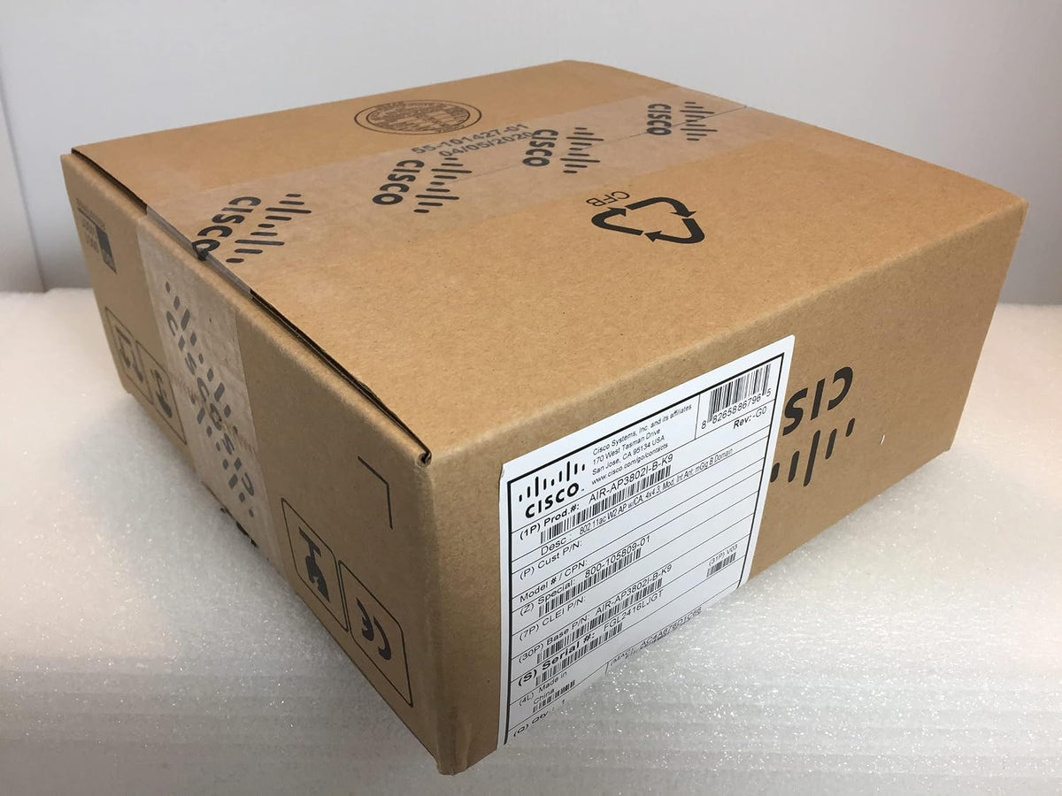 Cisco AIR-AP3802I-B-K9 Aironet Wireless Access Point - 802.11 B/A/G/N/Ac Wave 2