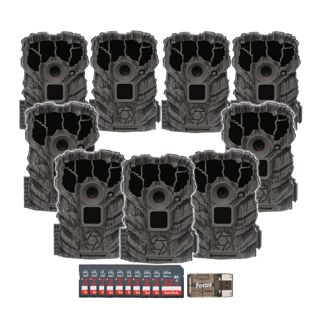 Stealth Cam Browtine 14MP Trail Camera Bundle