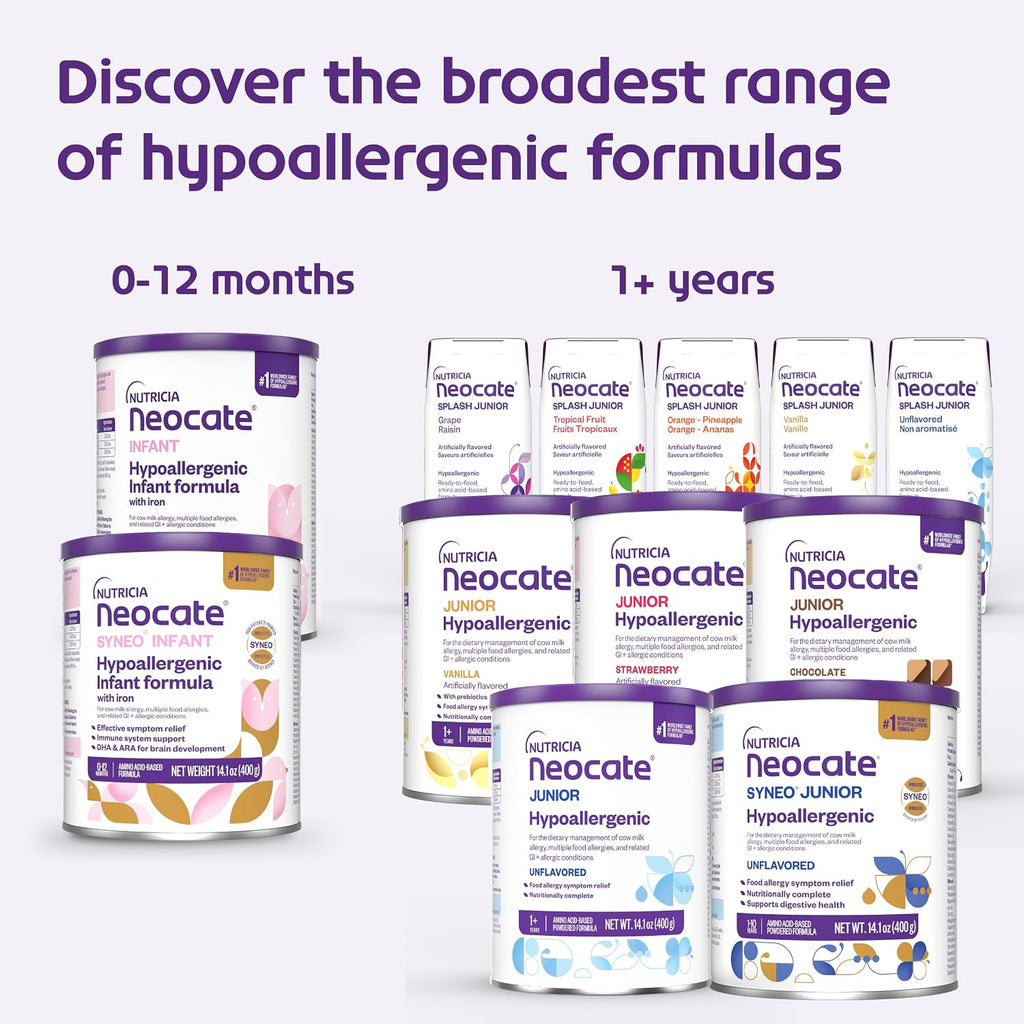 Neocate Infant Hypoallergenic Formula 0â12 Months 14.1oz 4 Pack