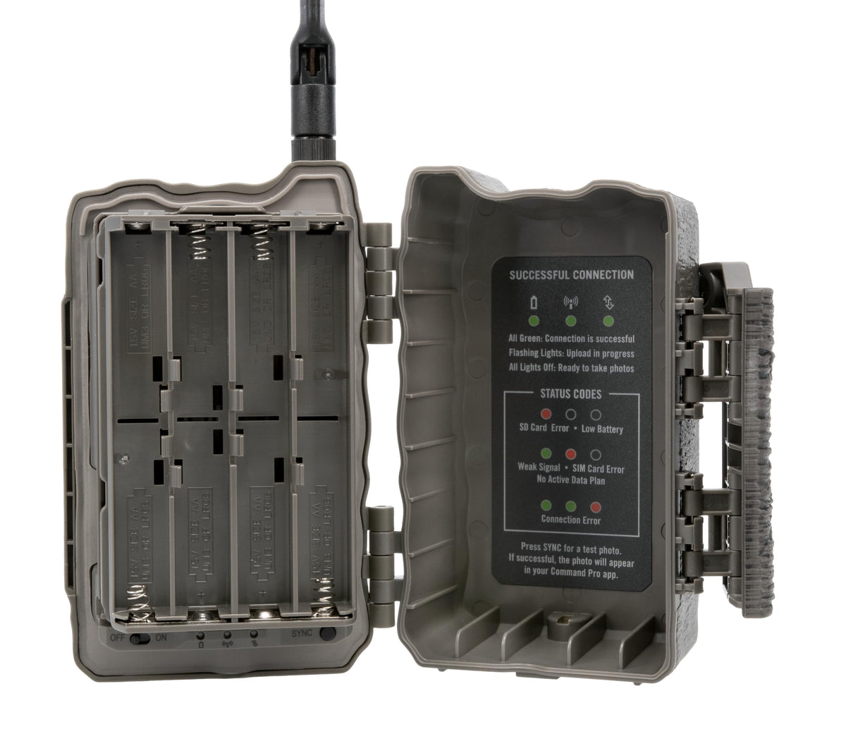 Stealth Cam Deceptor MAX 40MP 1440P QHD No-Glo LED Cellular Trail Camera