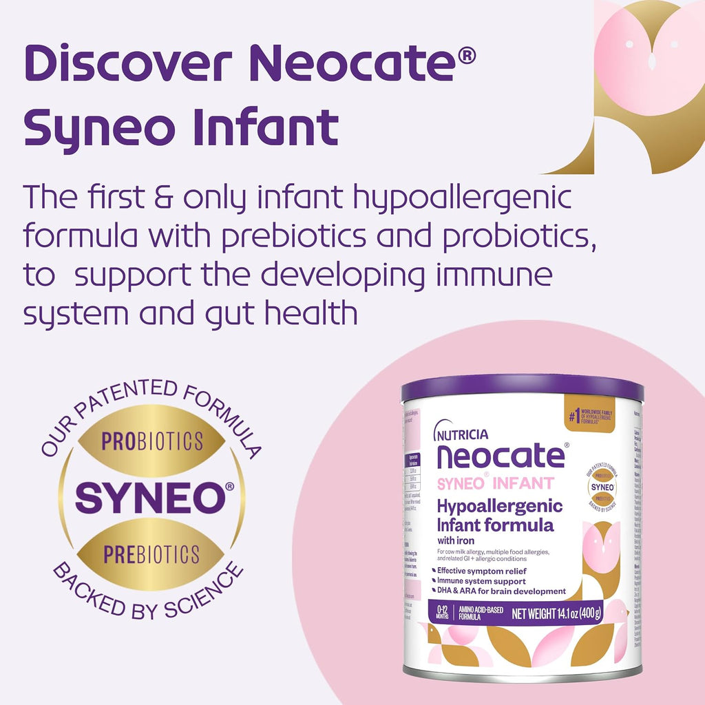 Neocate Infant Hypoallergenic Formula 0â12 Months 14.1oz 4 Pack