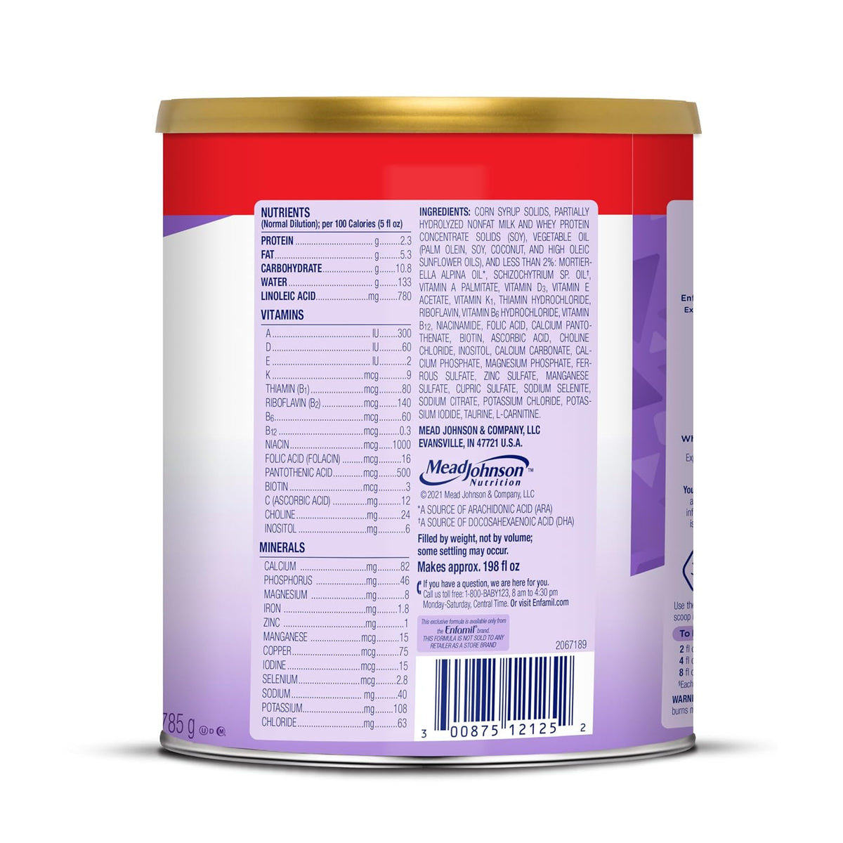 Enfamil Gentlease Easy to Digest Baby Formula, 27.7 Oz, 4 CT