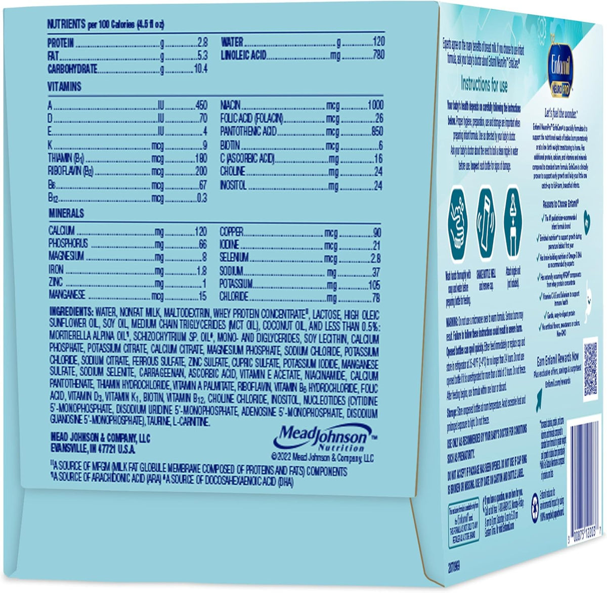 Enfamil NeuroPro EnfaCare Ready-to-Use Premature Baby Formula,2 Fl Oz, 48CT