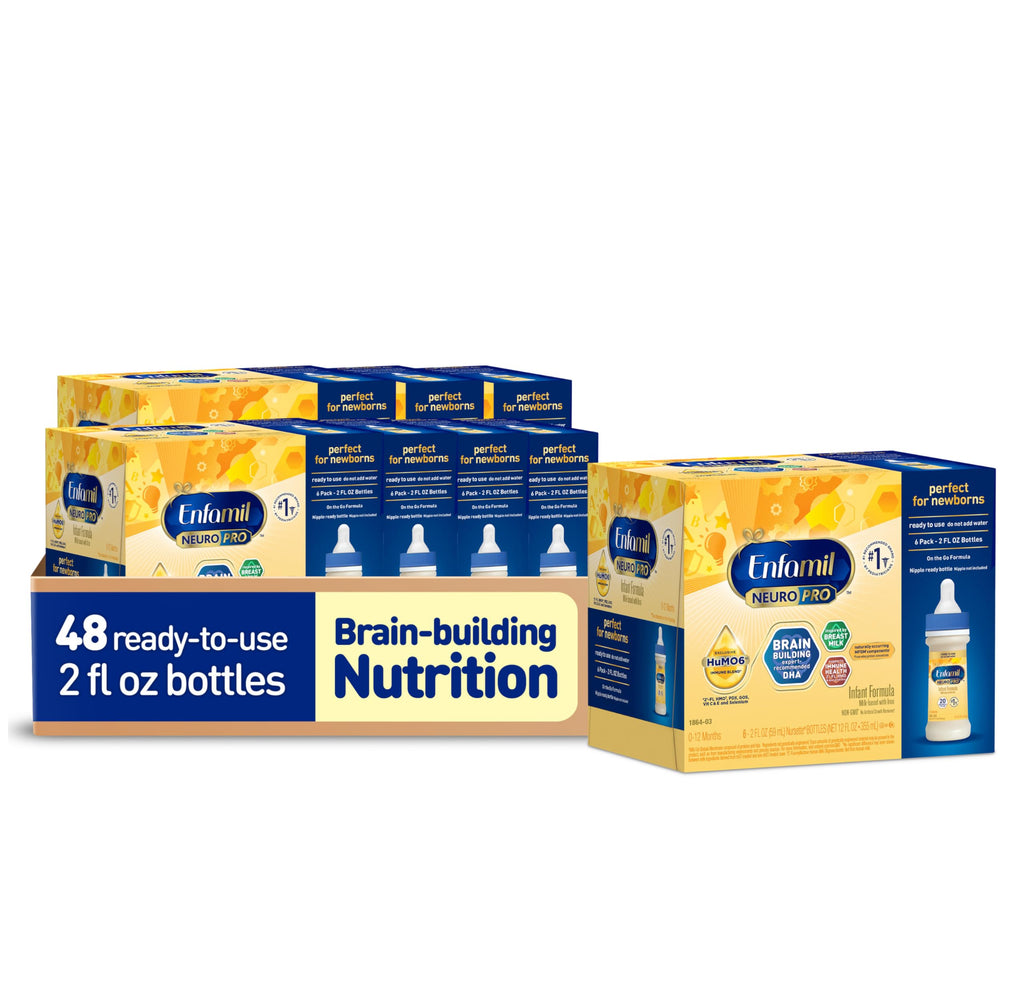 Enfamil NeuroPro Ready-to-Feed Baby Formula, 8 fl oz, 24 bottles