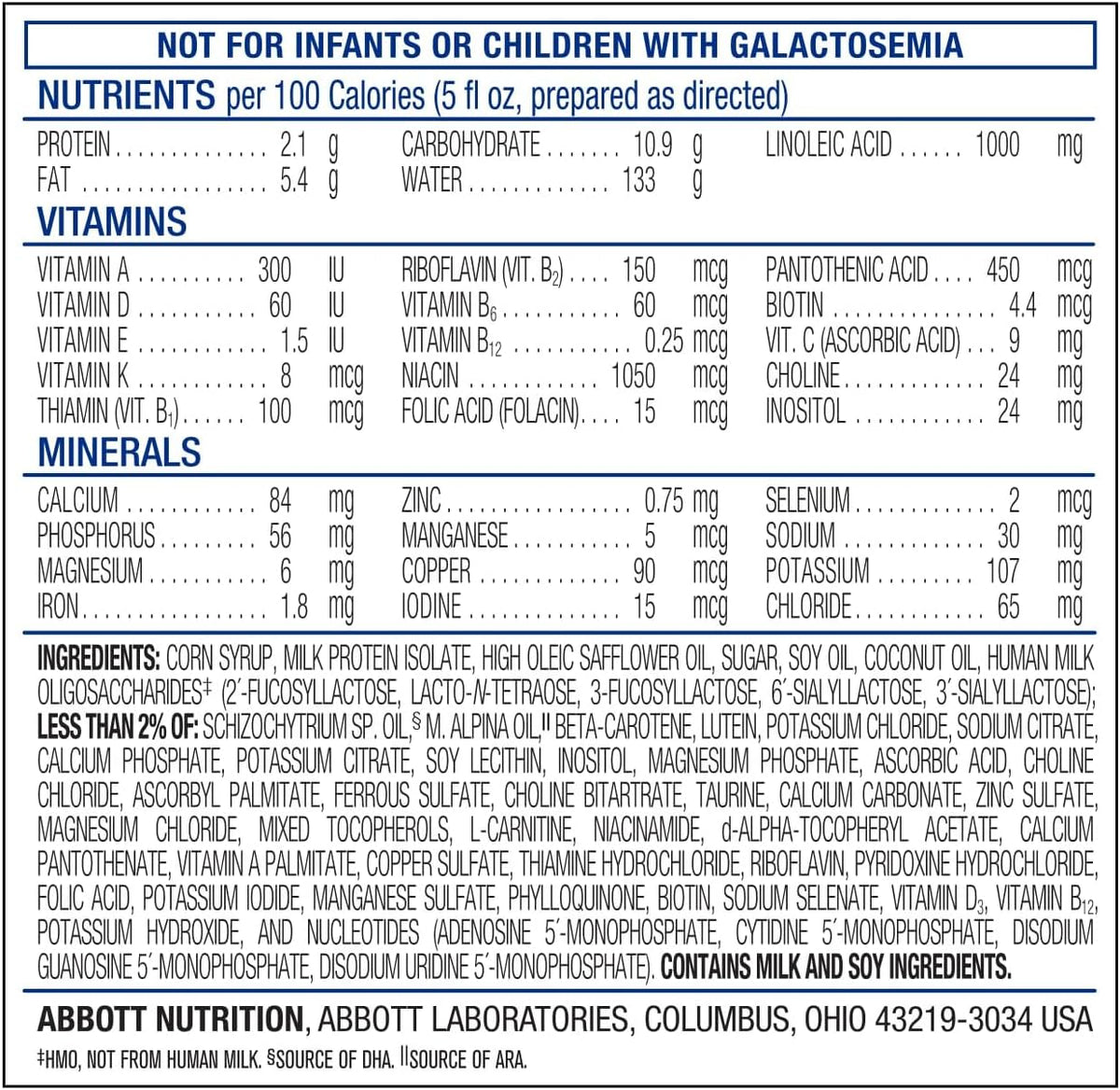 Similac 360 Total Care Sensitive Baby Formula Powder, 5 HMO Prebiotic Blend