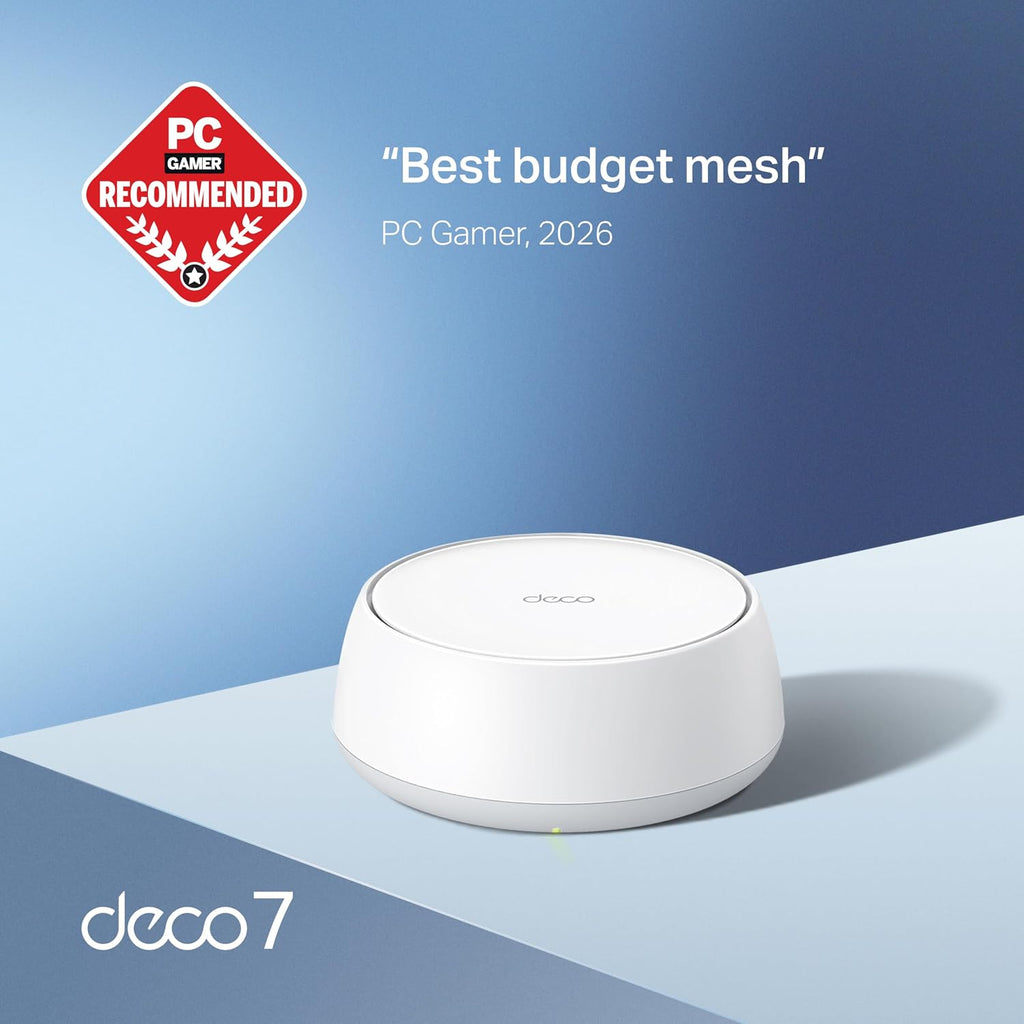 Deco 7 BE25 Dual-Band BE5000 WiFi 7 Mesh Wi-Fi System 5 Gbps, 240 Mhz