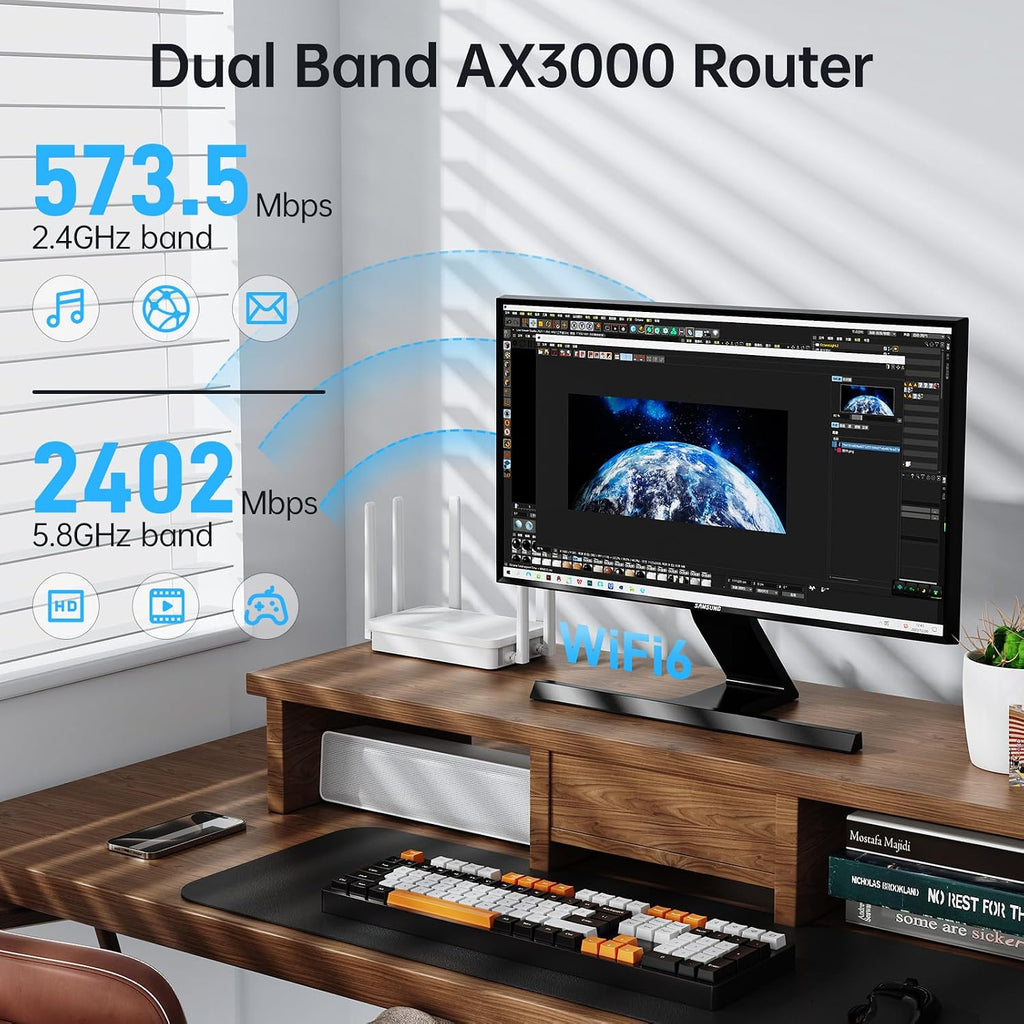 UeeVii 5KM Dual Gigabit Point to Point Wireless Bridge Complete Kit CPE688
