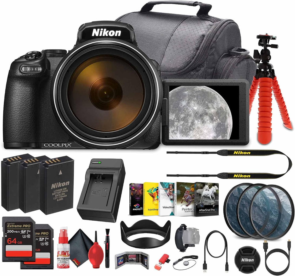 Nikon COOLPIX P1100 Digital Camera (26541) & Filter Kit Bundle