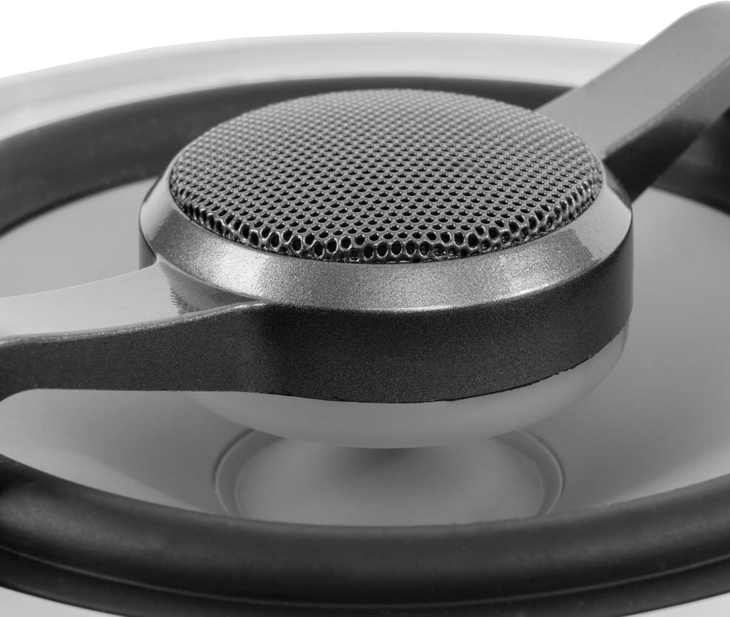 NVXÂ® Premium 6.5â Coaxial Speakers (Pair) White and Black Grilles Included