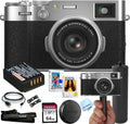 FUJIFILM X100VI Digital Camera (Silver) + 64GB Memory + Stabilizing Grip + Software Pack +More (Value Bundle)