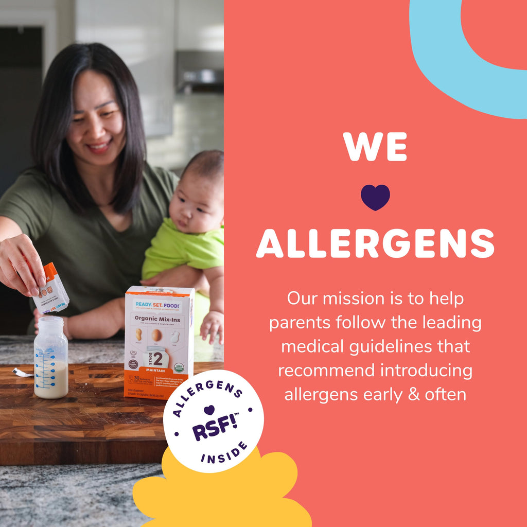 Ready Set Food Stage 1 Baby Food Mix-Ins - Baby Allergen Introduction Kit