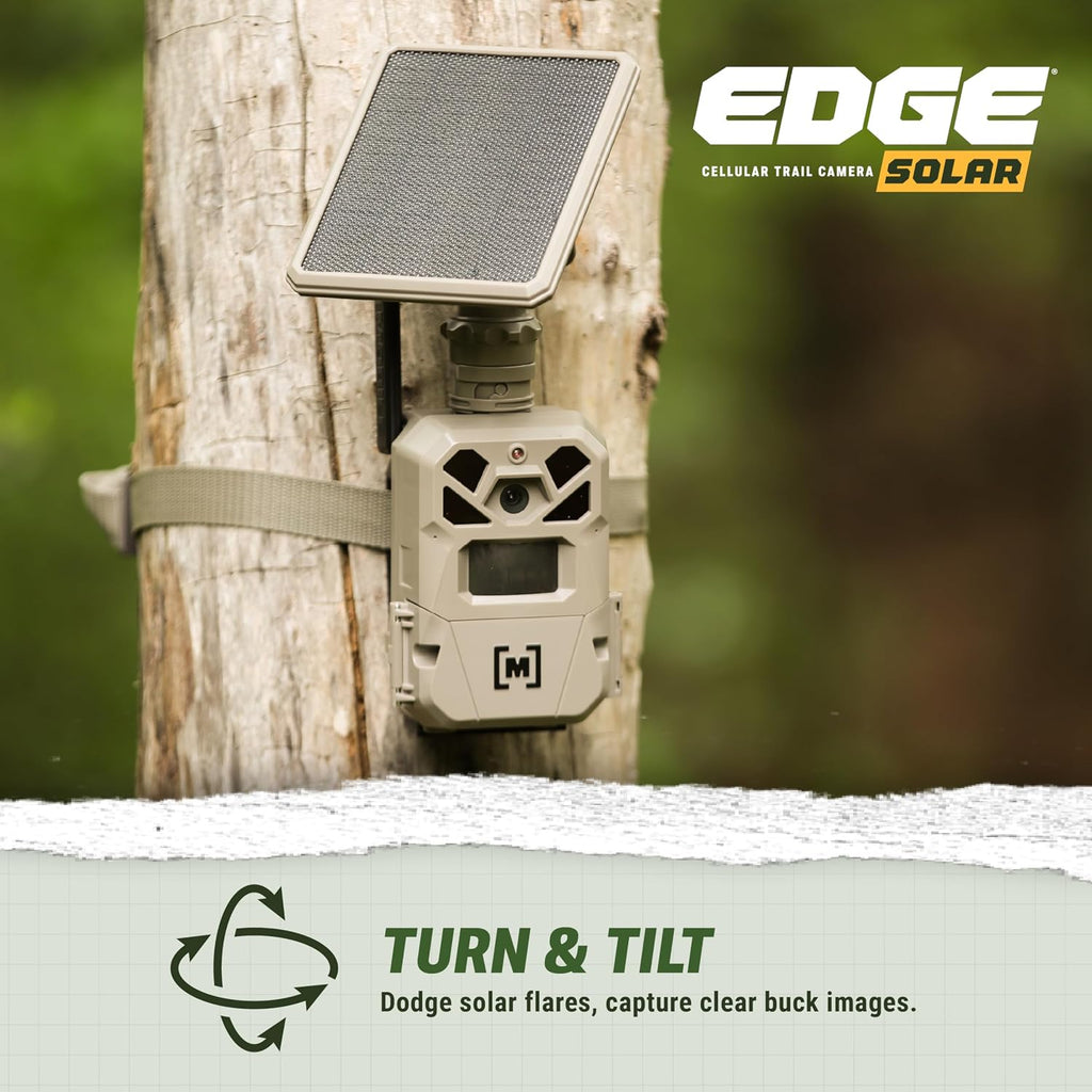 Moultrie Edge Solar Cellular Trail Camera - Integrated Solar, 40MP