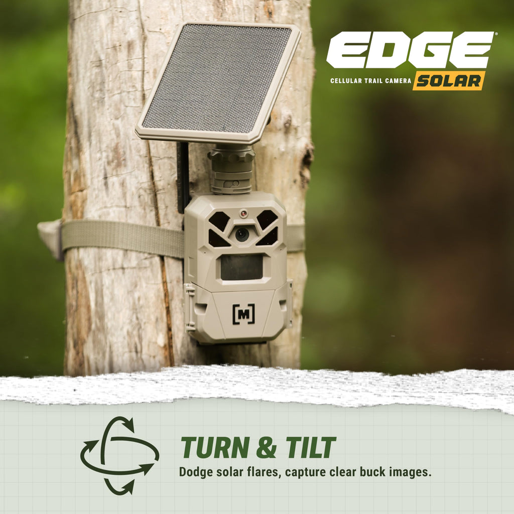 Moultrie Edge Solar Cellular Trail Camera - Integrated Solar, 40MP