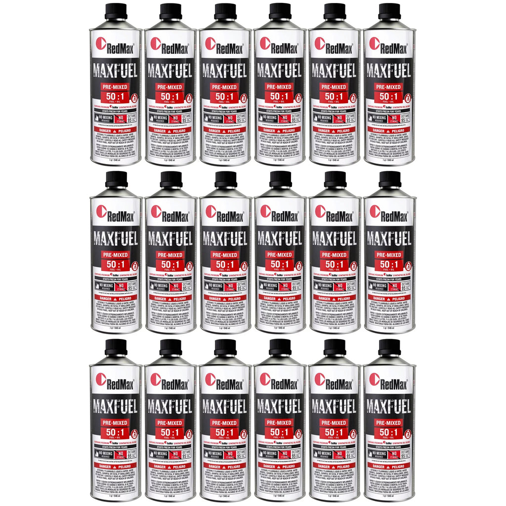 Redmax 581158801 Pre-Mixed 50:1 Fuel Oil 18 Quart Pack 2-Cycle Engine 94 Octane