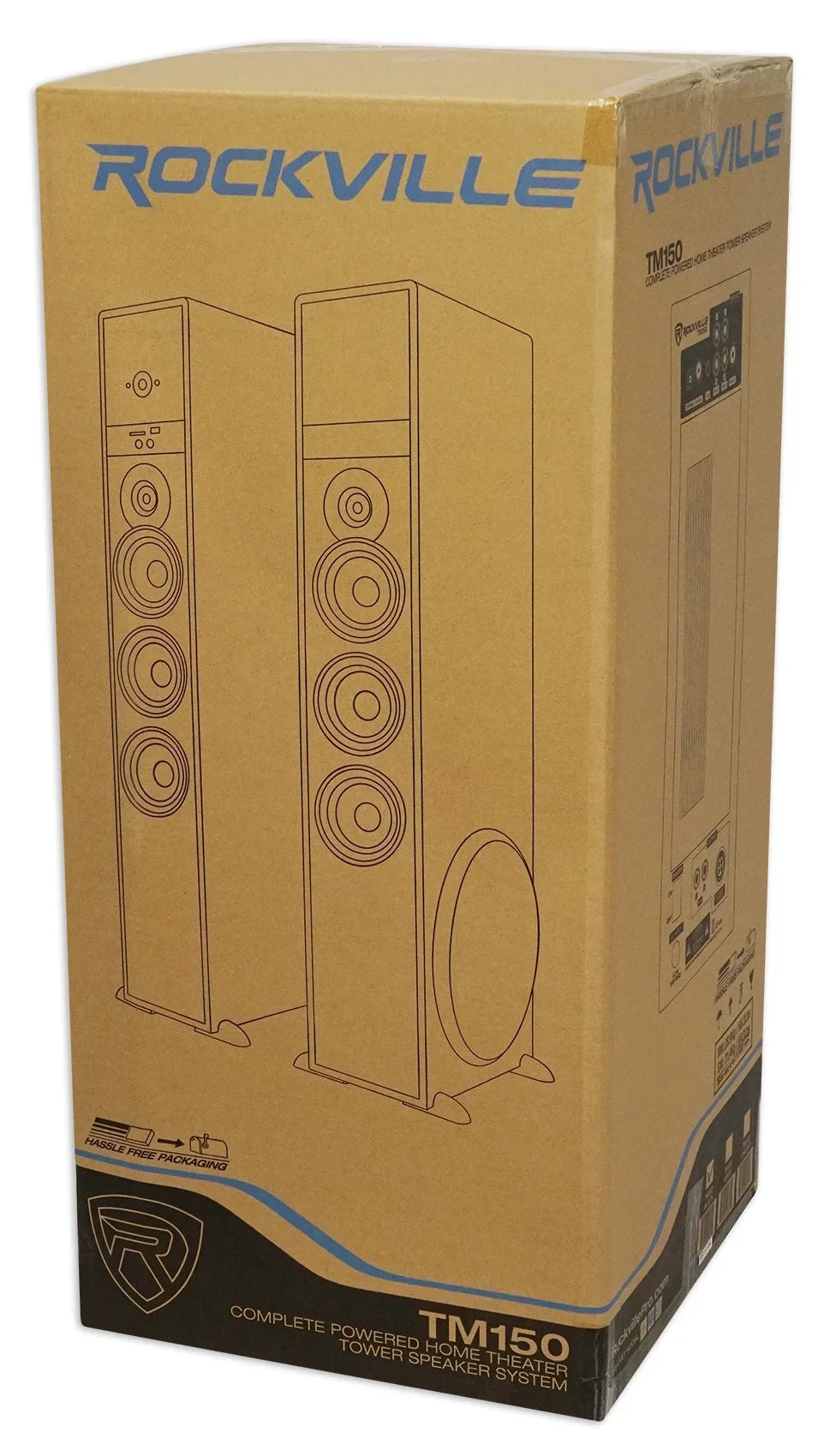 For Tower Theater Television Home TV-Black w/Sub Speaker Smart System