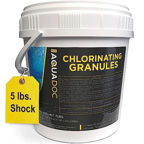 Shocking Saltwater Ground Pool AquaDoc Pool Acting Above - Inground - Super This Pools Treatment Treatment Fast is Shock Shock Swimming for great a for Pool - Chlorine Pools Pools Shock and Pool Shock