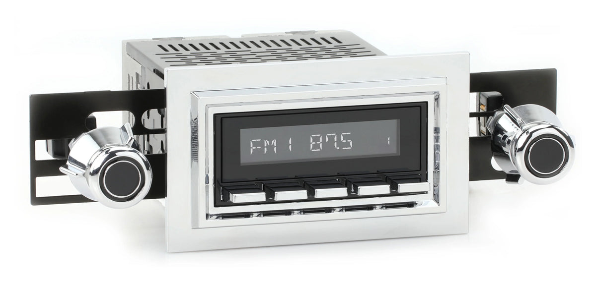 Retroradio Compatible With 1977-85 Mercury Capri Features Include Bluetooth, Aux, Am/Fm Labc-M1-121-55P-75Pmc3