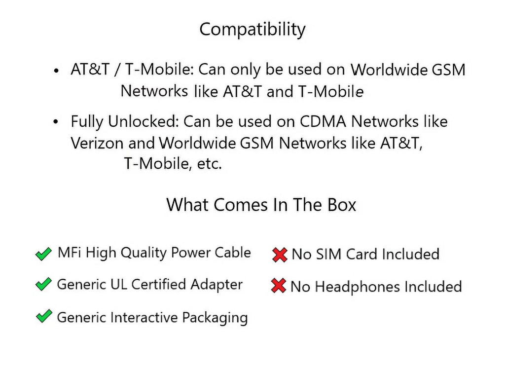 Silver Verizon + Unlocked AT&T Fully iPhone + (Refurbished) Restored 256GB ( T-Mobile) Smartphone X